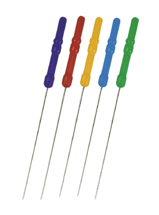  Sterile Acupuncture needles with colourful plastic handle WONDER 